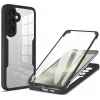 Phonesta Slim Protect 360 hoesje met Screenprotector voor Samsung Galaxy S25 FE - Zwart