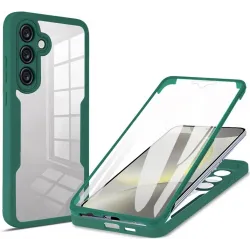 Phonesta Slim Protect 360 hoesje met Screenprotector voor Samsung Galaxy S23 FE - Groen