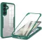 Phonesta Slim Protect 360 hoesje met Screenprotector voor Samsung Galaxy S23 FE - Groen