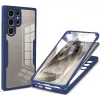 Phonesta Slim Protect 360 hoesje met Screenprotector voor Samsung Galaxy S24 Ultra - Blauw