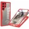Phonesta Slim Protect 360 hoesje met Screenprotector voor Samsung Galaxy S24 Ultra - Rood