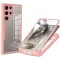 Phonesta Slim Protect 360 hoesje met Screenprotector voor Samsung Galaxy S24 Ultra - Roze