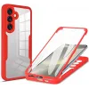 Phonesta Slim Protect 360 hoesje met Screenprotector voor Samsung Galaxy S25/S24 - Rood