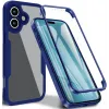 Phonesta Slim Protect 360 hoesje met Screenprotector voor Apple iPhone 17 - Blauw