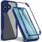 Phonesta Slim Protect 360 hoesje met Screenprotector voor Apple iPhone 17 - Blauw