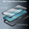 Phonesta Slim Protect 360 hoesje met Screenprotector voor Apple iPhone 17 - Roze 2