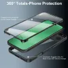 Phonesta Slim Protect 360 hoesje met Screenprotector voor Apple iPhone Air - Blauw 2