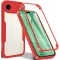 Phonesta Slim Protect 360 hoesje met Screenprotector voor Apple iPhone Air - Rood