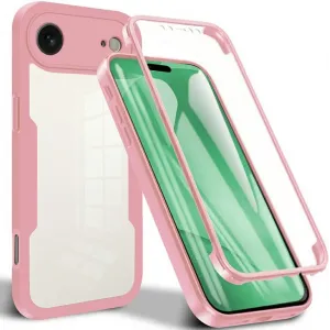 Phonesta Slim Protect 360 hoesje met Screenprotector voor Apple iPhone Air - Roze