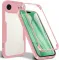 Phonesta Slim Protect 360 hoesje met Screenprotector voor Apple iPhone Air - Roze