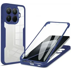 Phonesta Slim Protect 360 hoesje met Screenprotector voor Xiaomi 15T Pro - Blauw