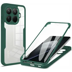 Phonesta Slim Protect 360 hoesje met Screenprotector voor Xiaomi 15T Pro - Groen