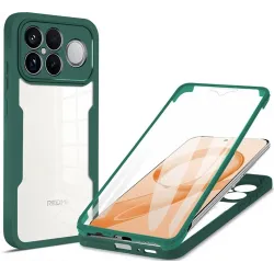 Phonesta Slim Protect 360 hoesje met Screenprotector voor Xiaomi Poco F8 Ultra - Groen