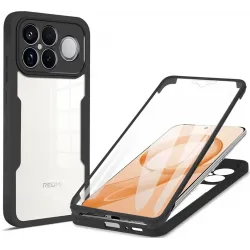 Phonesta Slim Protect 360 hoesje met Screenprotector voor Xiaomi Poco F8 Ultra - Zwart