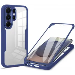 Phonesta Slim Protect 360 hoesje met Screenprotector voor Samsung Galaxy S26 Ultra - Blauw