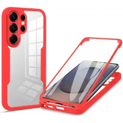 Phonesta Slim Protect 360 hoesje met Screenprotector voor Samsung Galaxy S26 Ultra - Rood