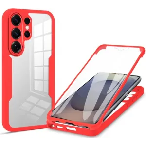 Phonesta Slim Protect 360 hoesje met Screenprotector voor Samsung Galaxy S26 Ultra - Rood