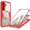 Phonesta Slim Protect 360 hoesje met Screenprotector en MagSafe voor Samsung Galaxy S24 FE - Rood