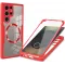 Phonesta Slim Protect 360 hoesje met Screenprotector en MagSafe voor Samsung Galaxy S25 Ultra - Rood