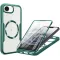Phonesta Slim Protect 360 hoesje met Screenprotector en MagSafe voor Apple iPhone 17e/16e - Groen