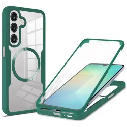 Phonesta Slim Protect 360 hoesje met Screenprotector en MagSafe voor Samsung Galaxy A26 - Groen