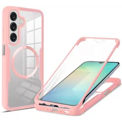 Phonesta Slim Protect 360 hoesje met Screenprotector en MagSafe voor Samsung Galaxy A26 - Roze