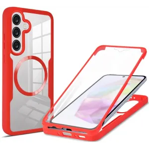 Phonesta Slim Protect 360 hoesje met Screenprotector en MagSafe voor Samsung Galaxy A36/A56 - Rood