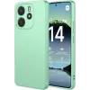 Phonesta Soft Silk Silicone Back Cover hoesje voor Xiaomi Redmi Note 14 4G 164.8mm - Matcha Green