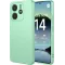 Phonesta Soft Silk Silicone Back Cover hoesje voor Xiaomi Redmi Note 14 4G 164.8mm - Matcha Green
