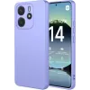 Phonesta Soft Silk Silicone Back Cover hoesje voor Xiaomi Redmi Note 14 4G 164.8mm - Paars
