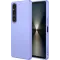 Phonesta Soft Silk Silicone Back Cover hoesje voor Sony Xperia 1 VII - Paars
