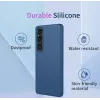 Phonesta Soft Silk Silicone Back Cover hoesje voor Sony Xperia 1 VII - Paars 3