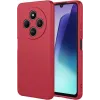 Phonesta Soft Silk Silicone Back Cover hoesje voor Xiaomi Redmi 14C / Xiaomi Poco C75 - Rood 0
