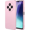 Phonesta Soft Silk Silicone Back Cover hoesje voor Xiaomi Redmi 14C / Xiaomi Poco C75 - Roze 0