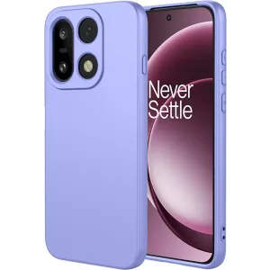 Phonesta Soft Silk Silicone Back Cover hoesje voor OnePlus 15 - Paars