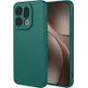 Phonesta Soft Silk Silicone Back Cover hoesje voor Oppo Find X9 - Donkergroen 0