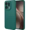 Phonesta Soft Silk Silicone Back Cover hoesje voor Oppo Find X9 - Donkergroen