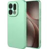 Phonesta Soft Silk Silicone Back Cover hoesje voor Oppo Find X9 - Matcha Green 0