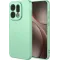 Phonesta Soft Silk Silicone Back Cover hoesje voor Oppo Find X9 - Matcha Green