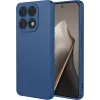Phonesta Soft Silk Silicone Back Cover hoesje voor Xiaomi 15T - Donkerblauw