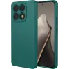 Phonesta Soft Silk Silicone Back Cover hoesje voor Xiaomi 15T - Donkergroen