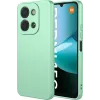 Phonesta Soft Silk Silicone Back Cover hoesje voor Xiaomi Redmi 15C / Xiaomi Poco C85 - Matcha Green