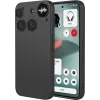 Phonesta Soft Silk Silicone Back Cover hoesje voor Nothing Phone (3) - Zwart