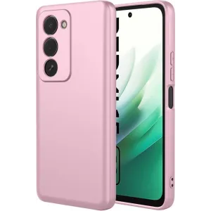 Phonesta Soft Silk Silicone Back Cover hoesje voor Xiaomi Redmi 15 - Roze