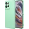 Phonesta Soft Silk Silicone Back Cover hoesje voor Motorola Edge 60 Neo/Edge 50 Neo / ThinkPhone 25 - Matcha Green