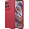 Phonesta Soft Silk Silicone Back Cover hoesje voor Motorola Edge 60 Neo/Edge 50 Neo / ThinkPhone 25 - Rood