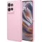 Phonesta Soft Silk Silicone Back Cover hoesje voor Motorola Edge 60 Neo/Edge 50 Neo / ThinkPhone 25 - Roze