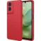Phonesta Soft Silk Silicone Back Cover hoesje voor Motorola Moto G06/G06 Power - Rood