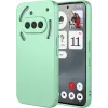 Phonesta Soft Silk Silicone Back Cover hoesje voor Nothing Phone (3a) - Matcha Green