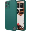 Phonesta Soft Silk Silicone Back Cover hoesje voor Nothing CMF Phone 2 Pro - Donkergroen